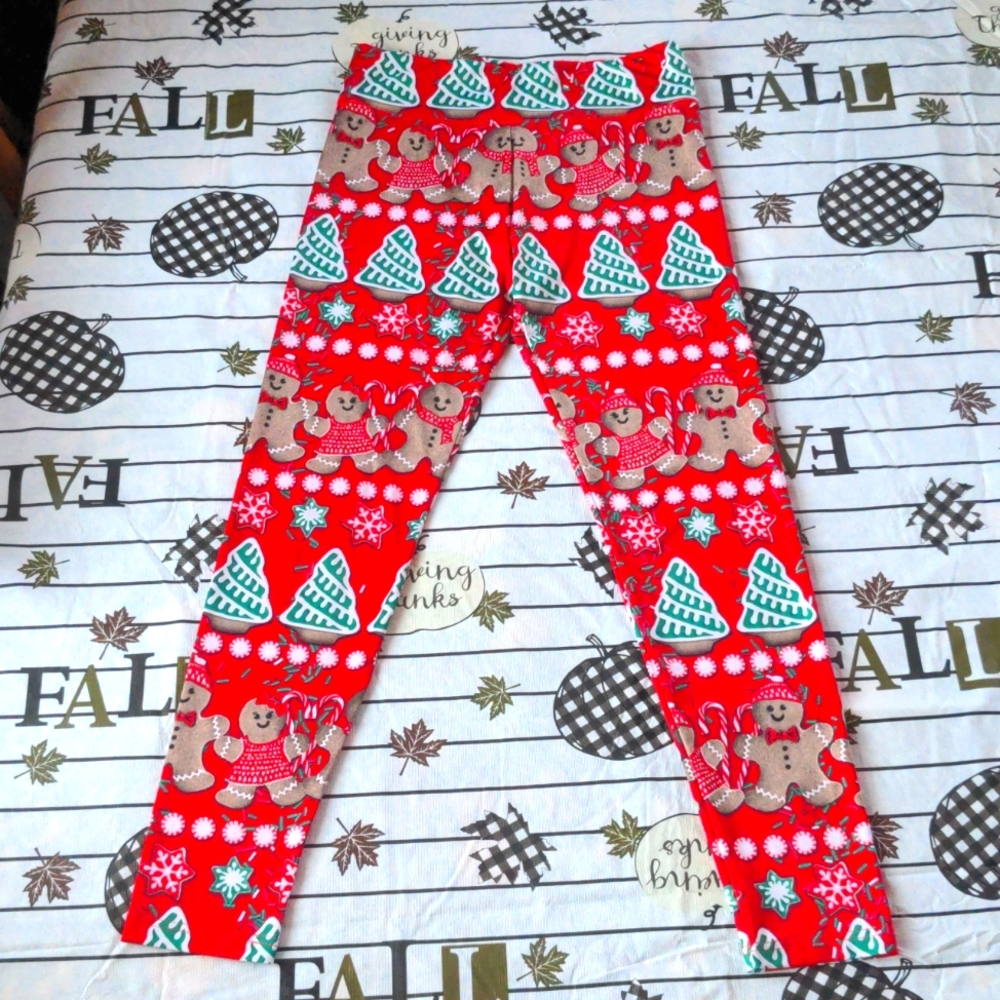 Size 18 Justice Christmas Leggings